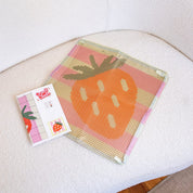 Ripe Stripes Strawberry | Latch Hook Cushion Kit