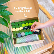 Mossy Cavern | XL Mirror Rug Making Kit