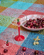 Cherry On Top Margarita Glass 2P Set