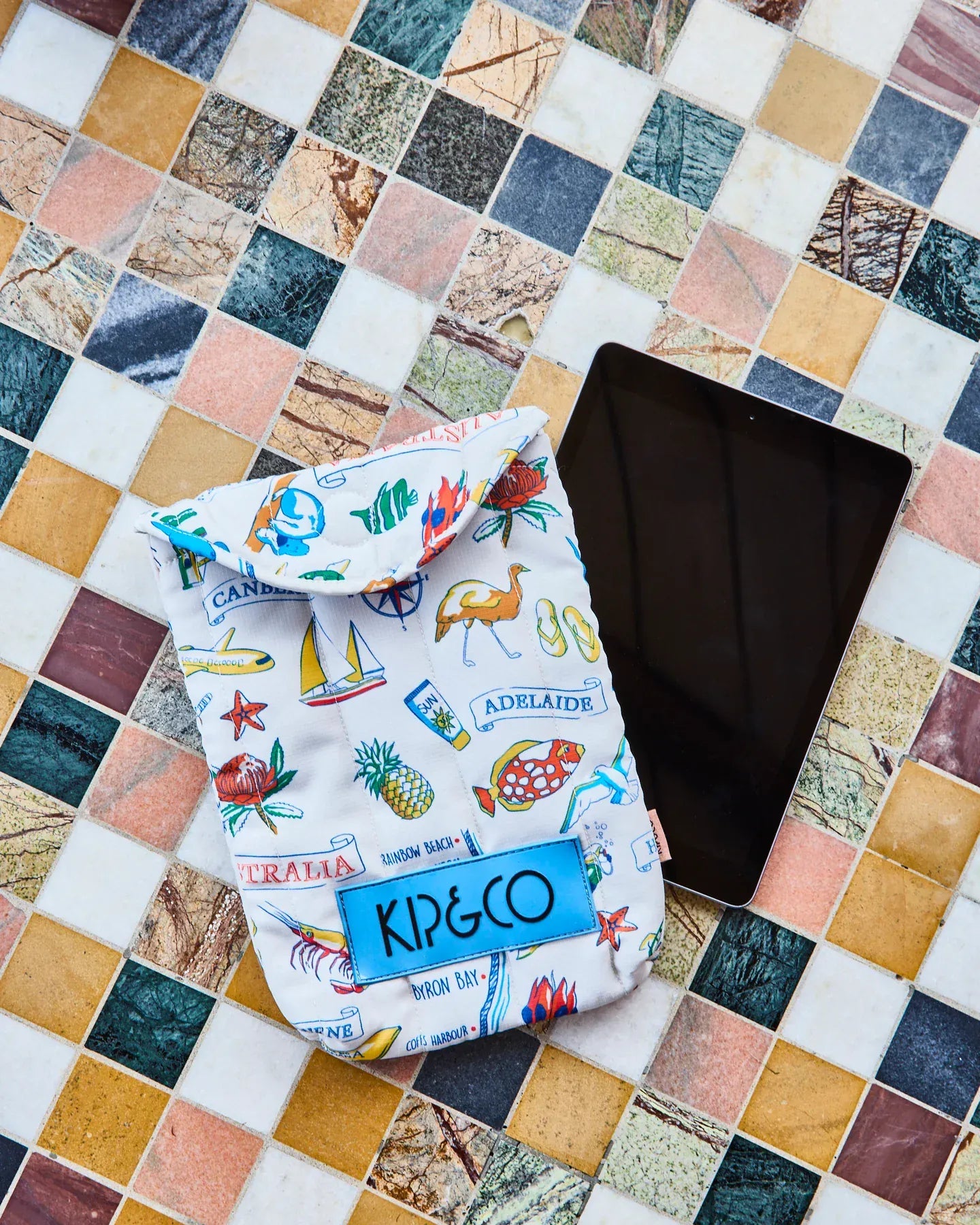 Aussie Road Trip iPad Pouch