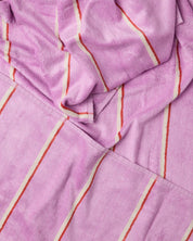 Lavender Field Stripe Bamboo Terry Bath Sheet