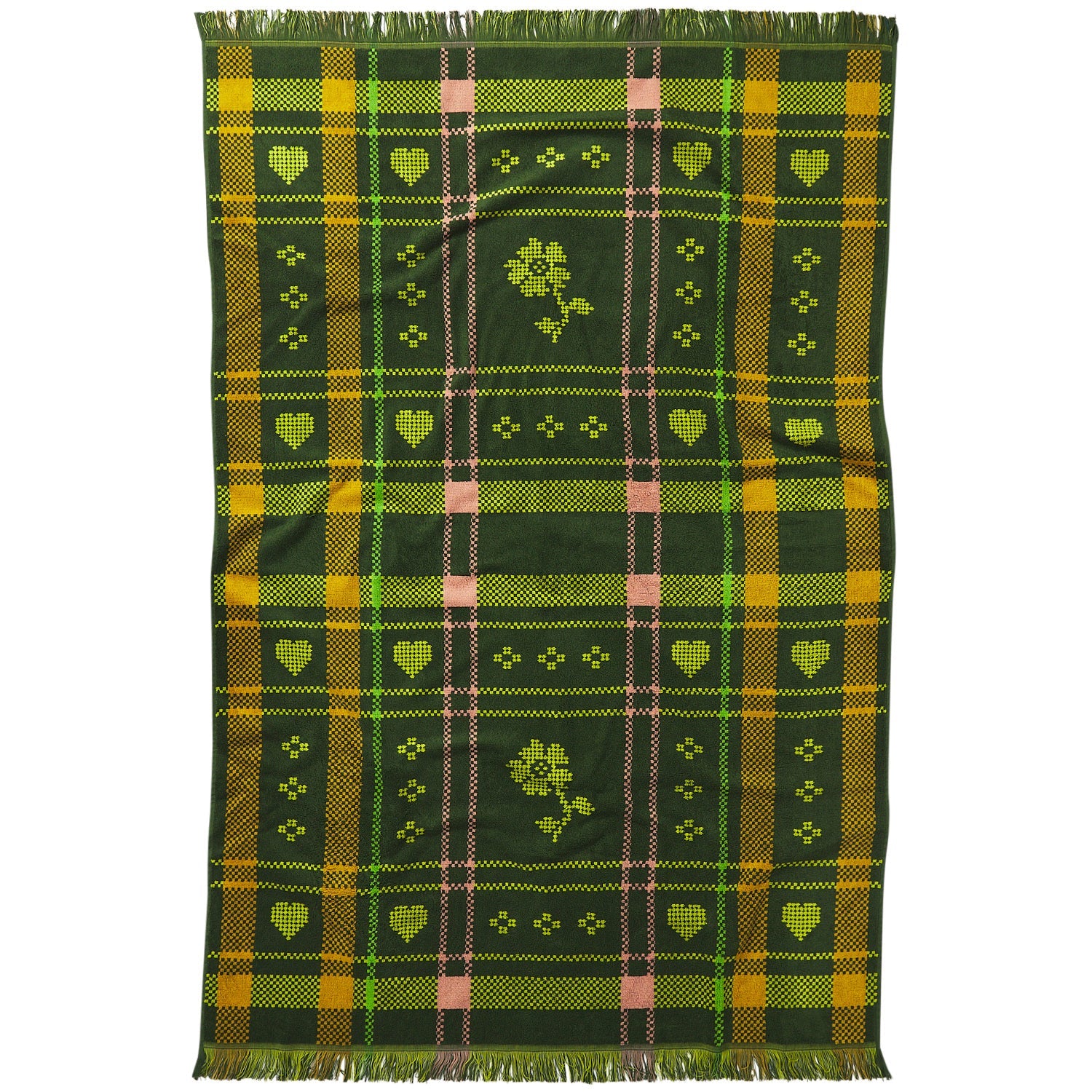 Josephine Bath Sheet | Hunter Green
