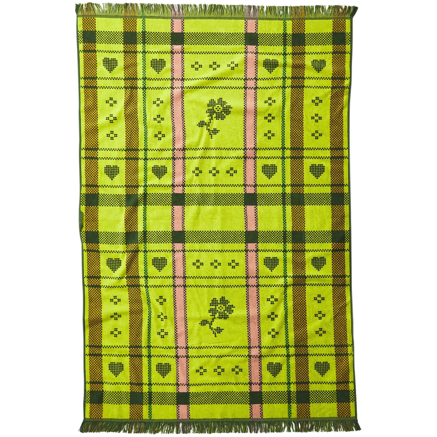 Josephine Bath Sheet | Hunter Green
