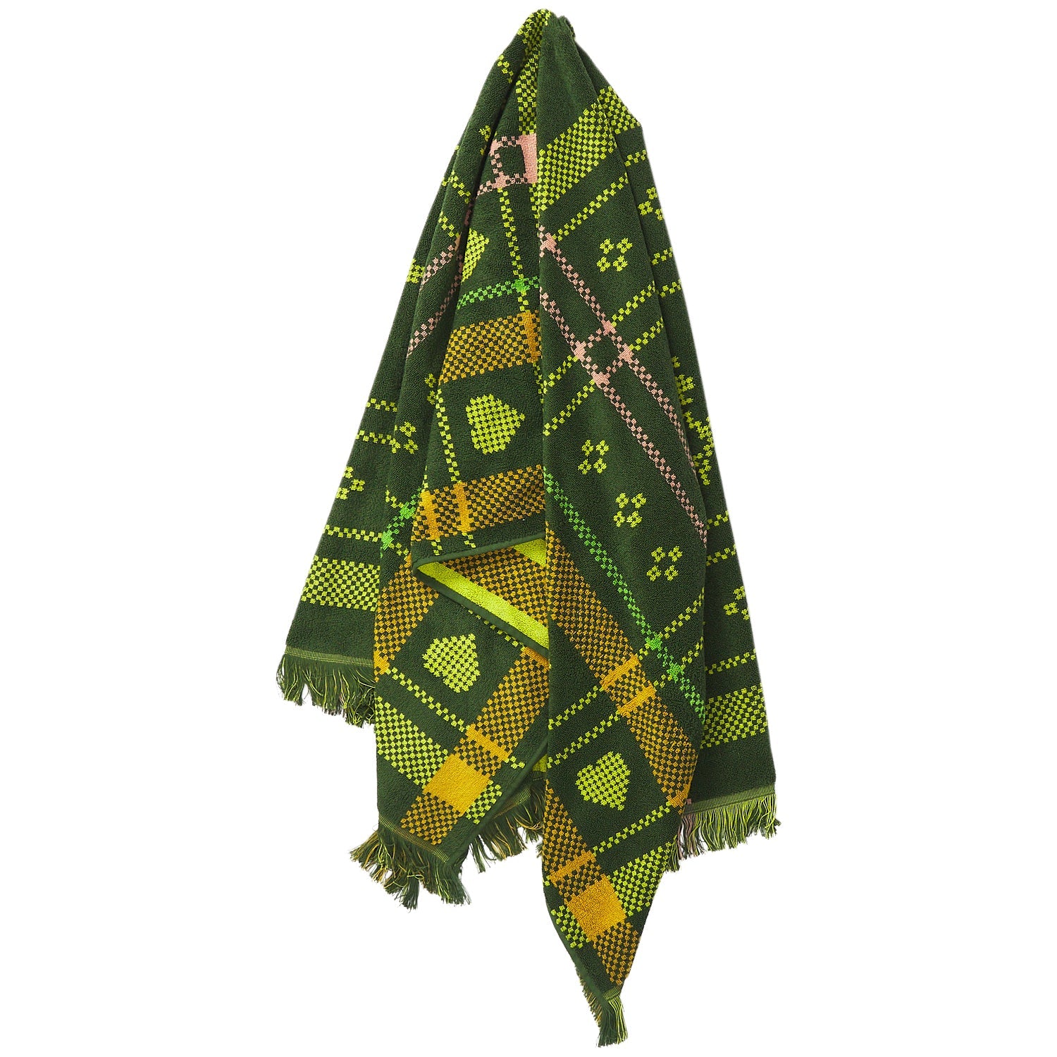 Josephine Bath Sheet | Hunter Green