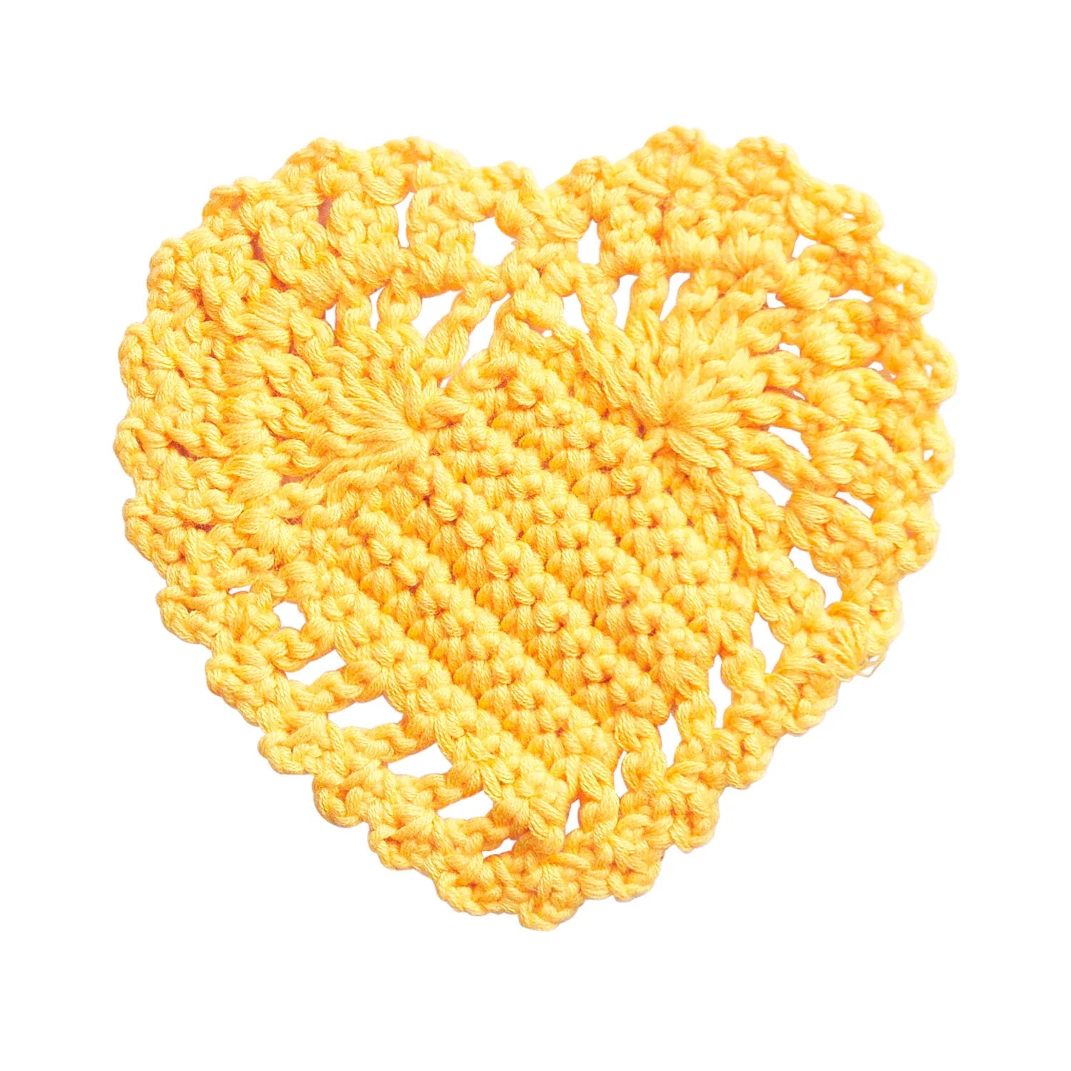 Millie Crochet Coaster | Citrine