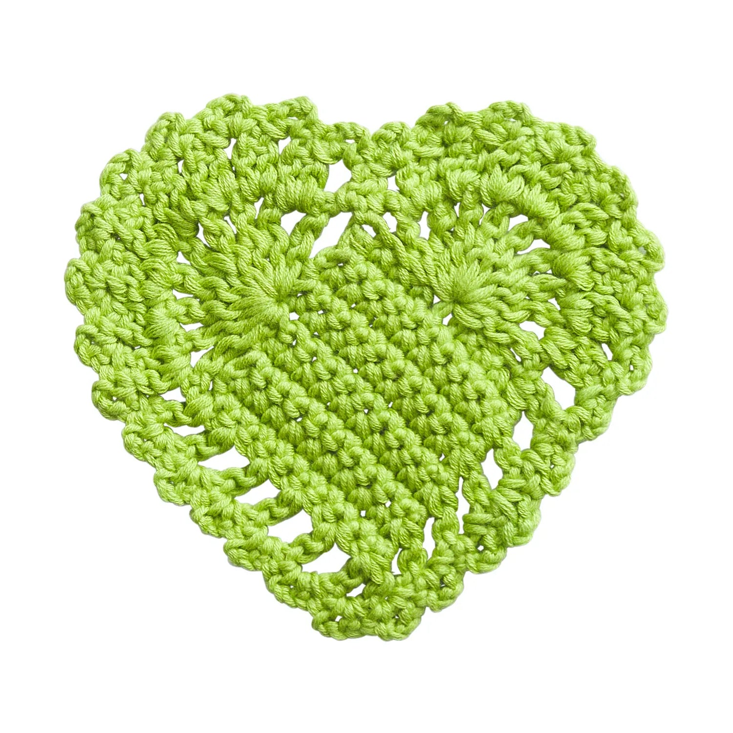 Millie Crochet Coaster | Cactus Green