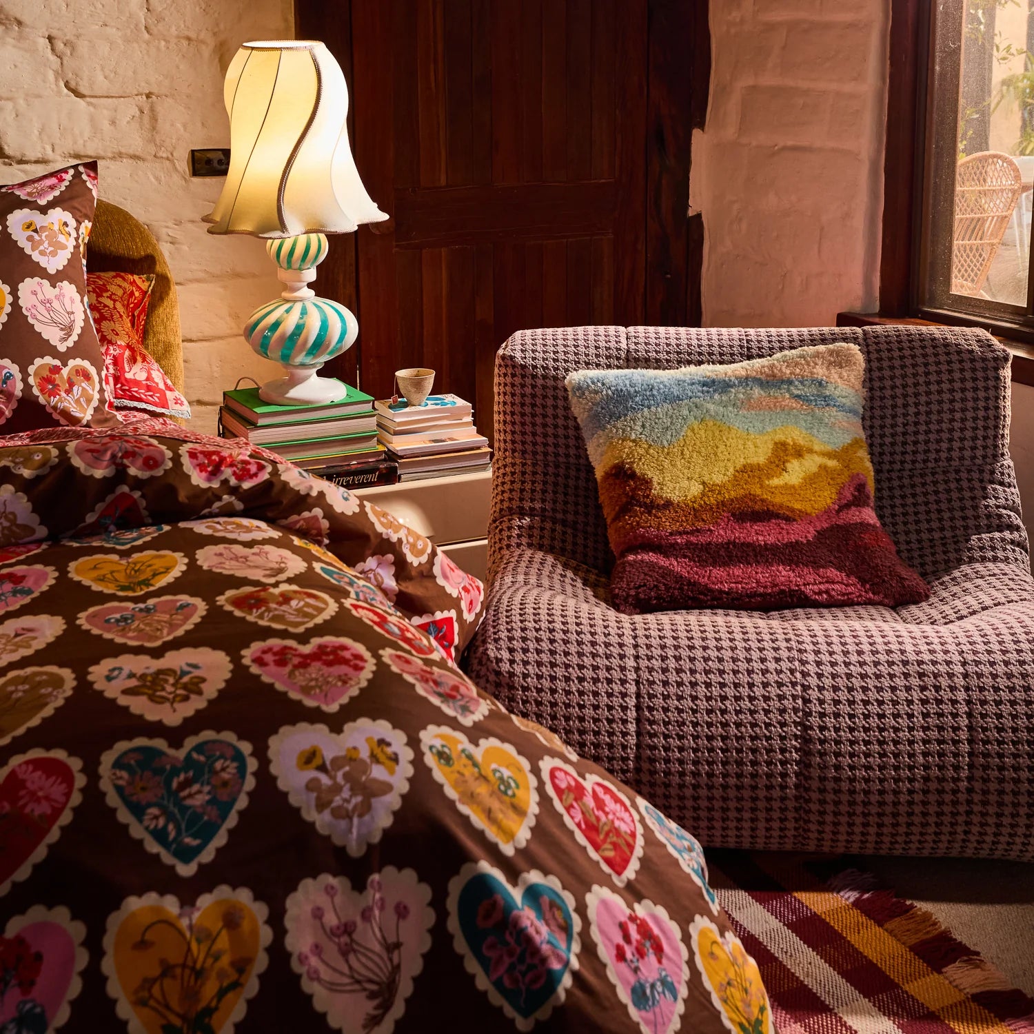 Blythe Tufted Cushion | Feather Insert