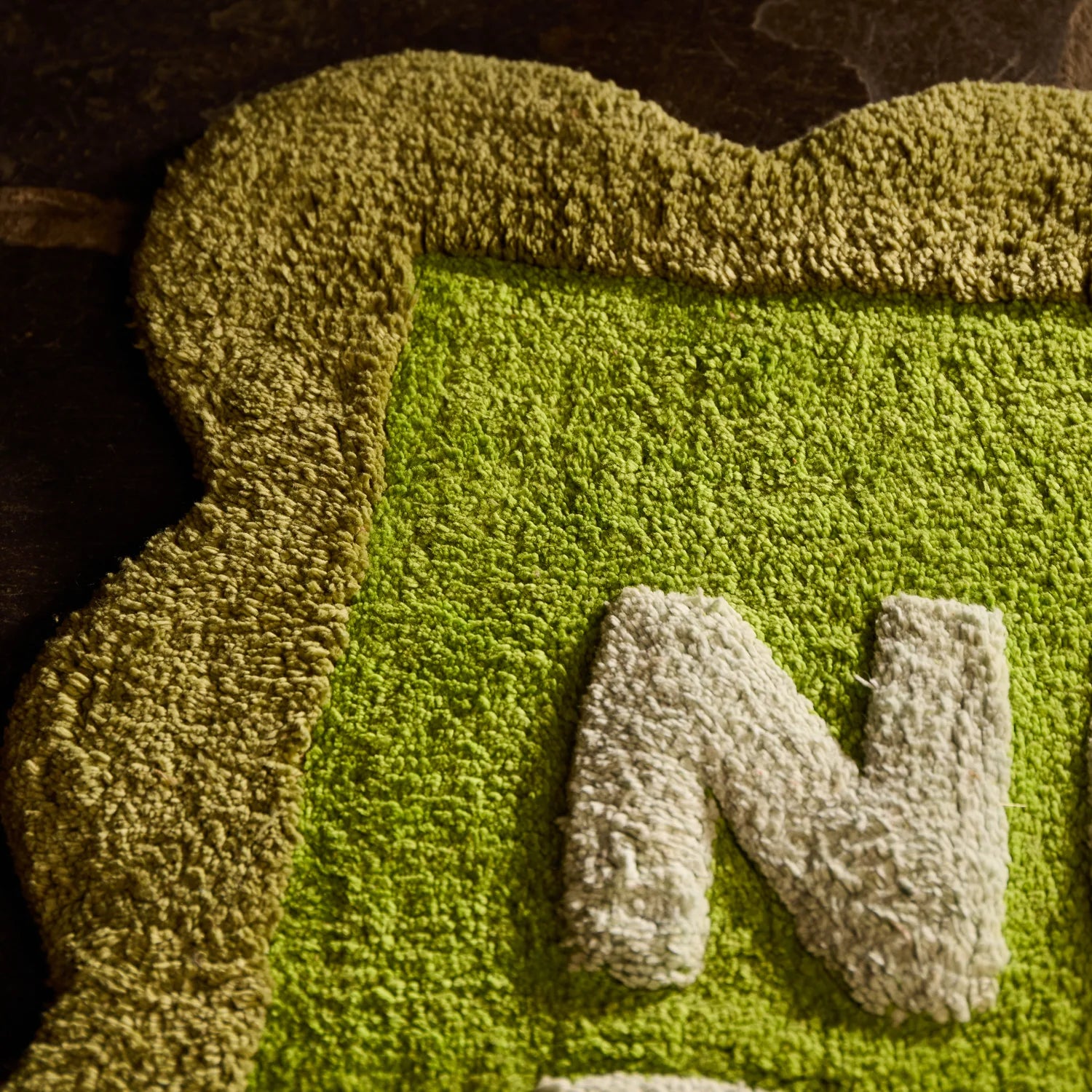 Romy Nudie Bath Mat | Cactus Green