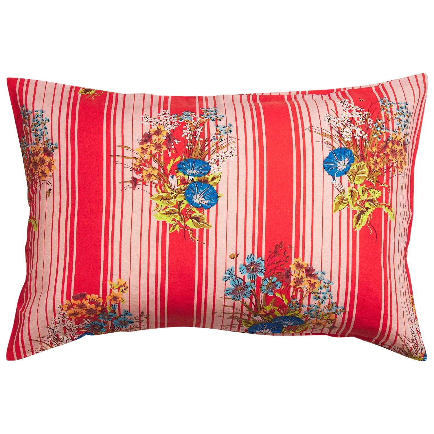 Dempsey Linen Pillowcase Set Poppy | Standard