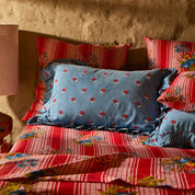 Anneliese Ruffle Pillowcase Poppy | Standard