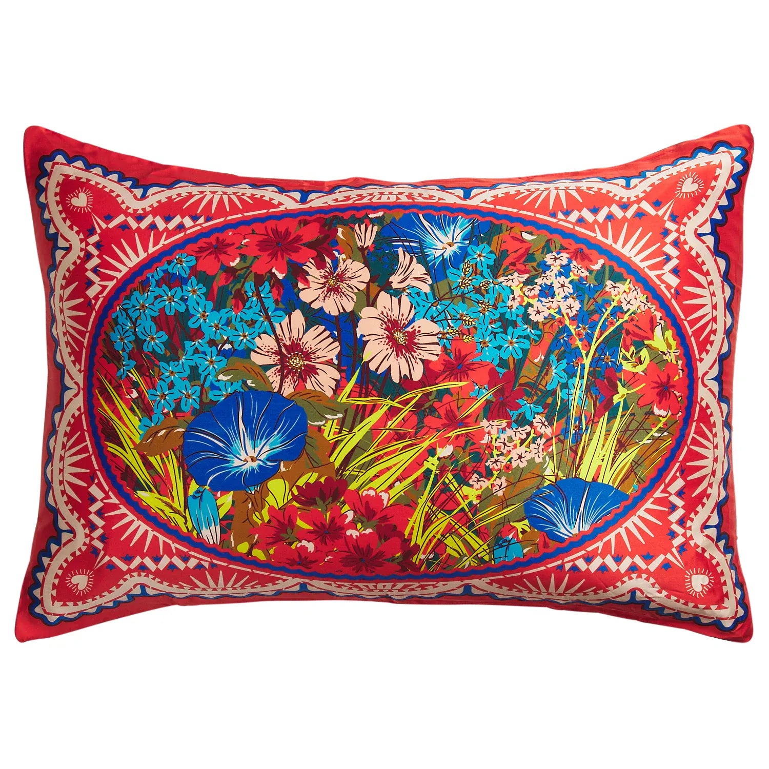 Ramona Standard Silk Pillowcase | Poppy