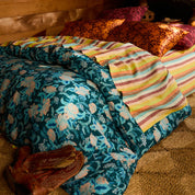 Sierra Linen Quilt Cover Sodalite | King