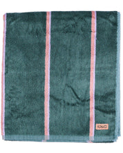 Wakame Crush Stripe Bamboo Terry Bath Towel