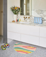 Rainbow Beach Bath Mat