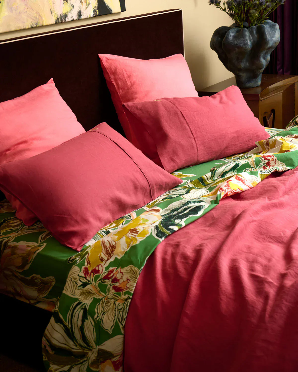 Somerset Green Organic Cotton Flat Sheet | King