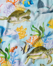 Reef Life Bamboo Swaddle