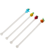 Tutti Frutti Swizzle Sticks | Set of 4