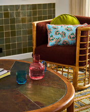 Blue Robin Carafe + Glass