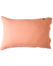 Coral Blossom Linen Pillowcases | Set of 2