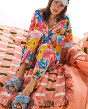 Ocean Shores Check Sherpa Adult Slippers | 37/38