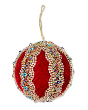 Adorned In Red Embellished Bauble