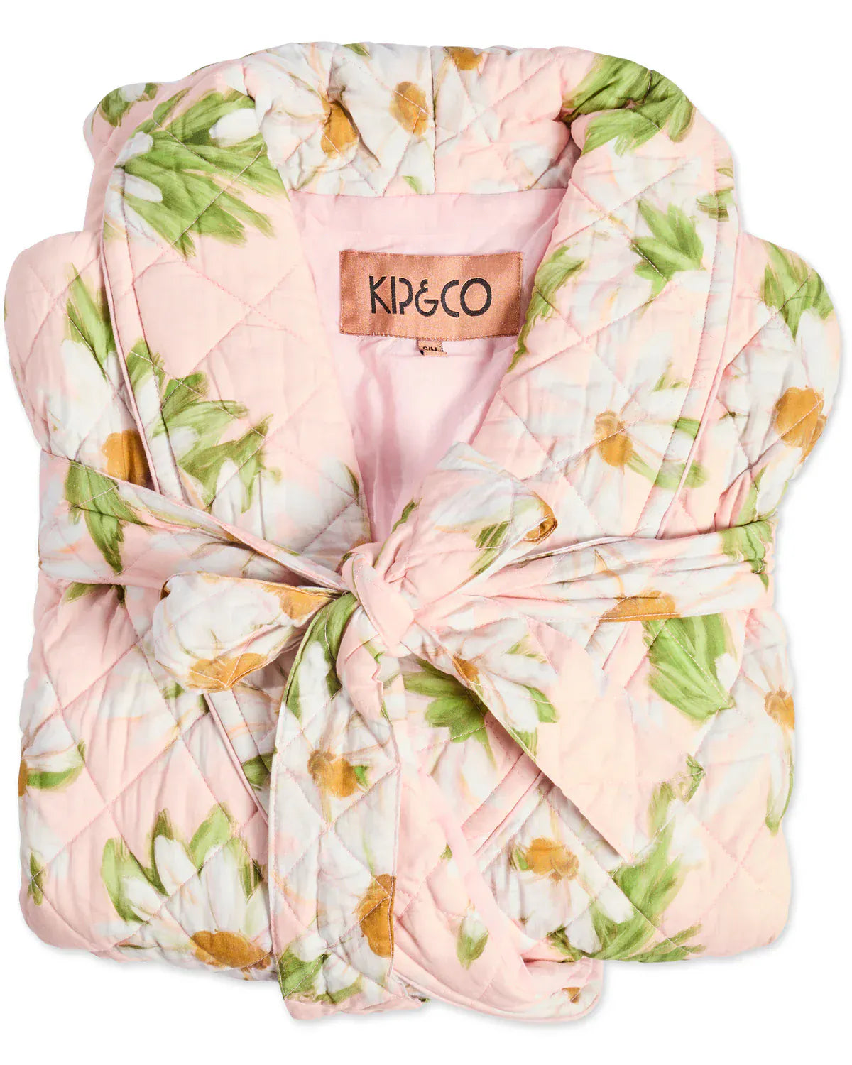 Sweet Daisy Quilted Cotton Robe | S/M