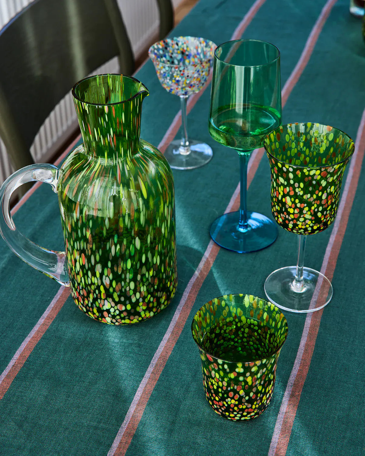 Garden Soiree Speckle Tumbler Glass | Set of 2