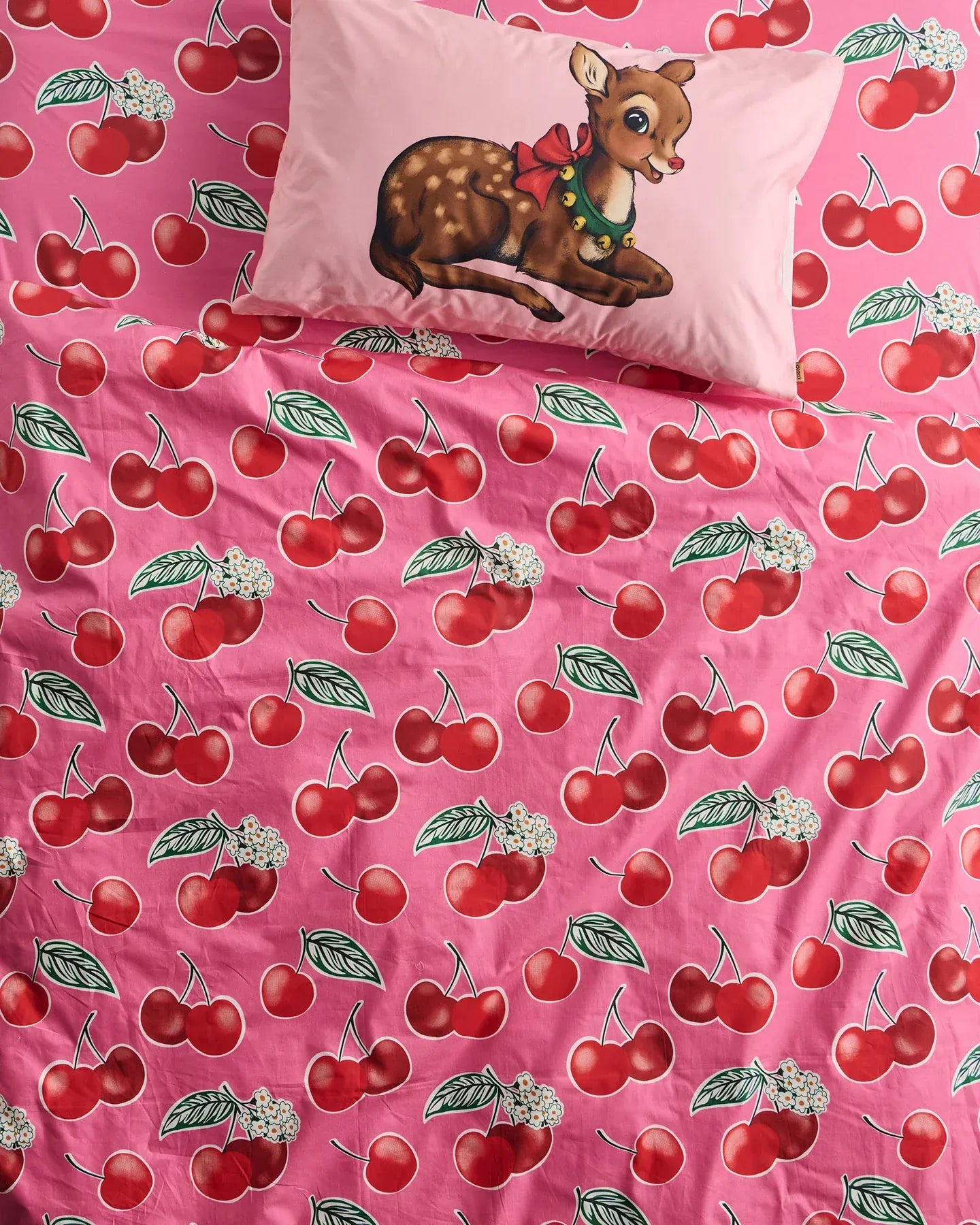 Little Reindeer Organic Cotton Pillowcase | Single