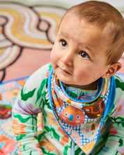 Happy Stars Organic Cotton Dribble Bib Set