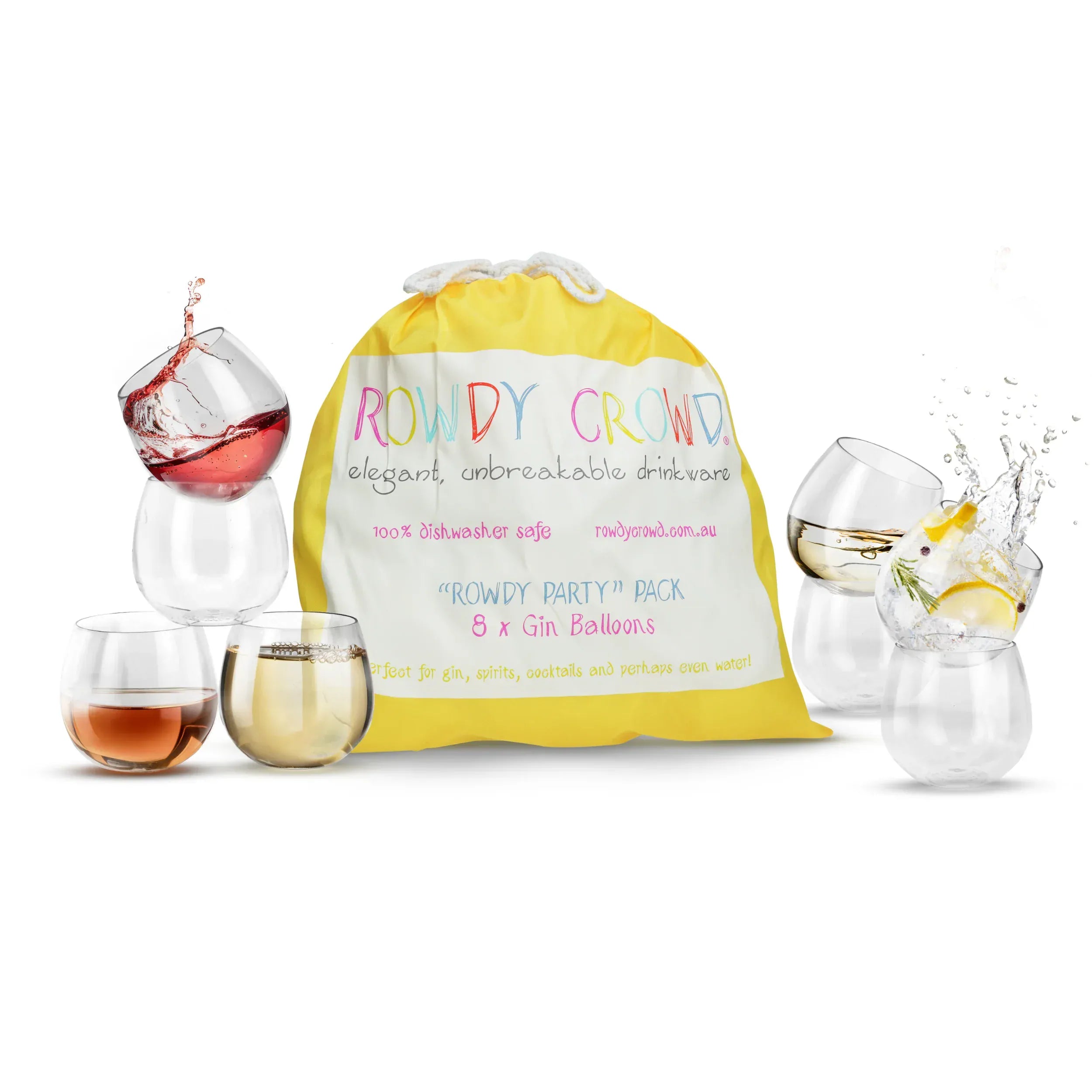 Rowdy Party Gin Balloon Pack