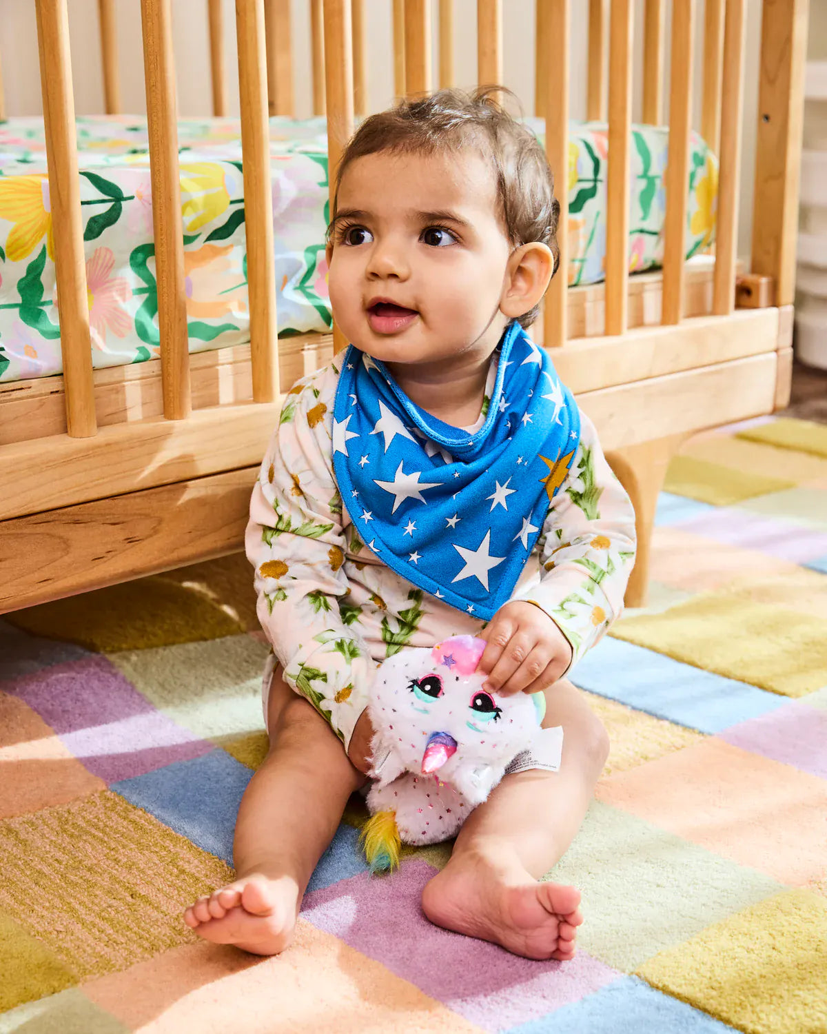 Happy Stars Organic Cotton Dribble Bib Set