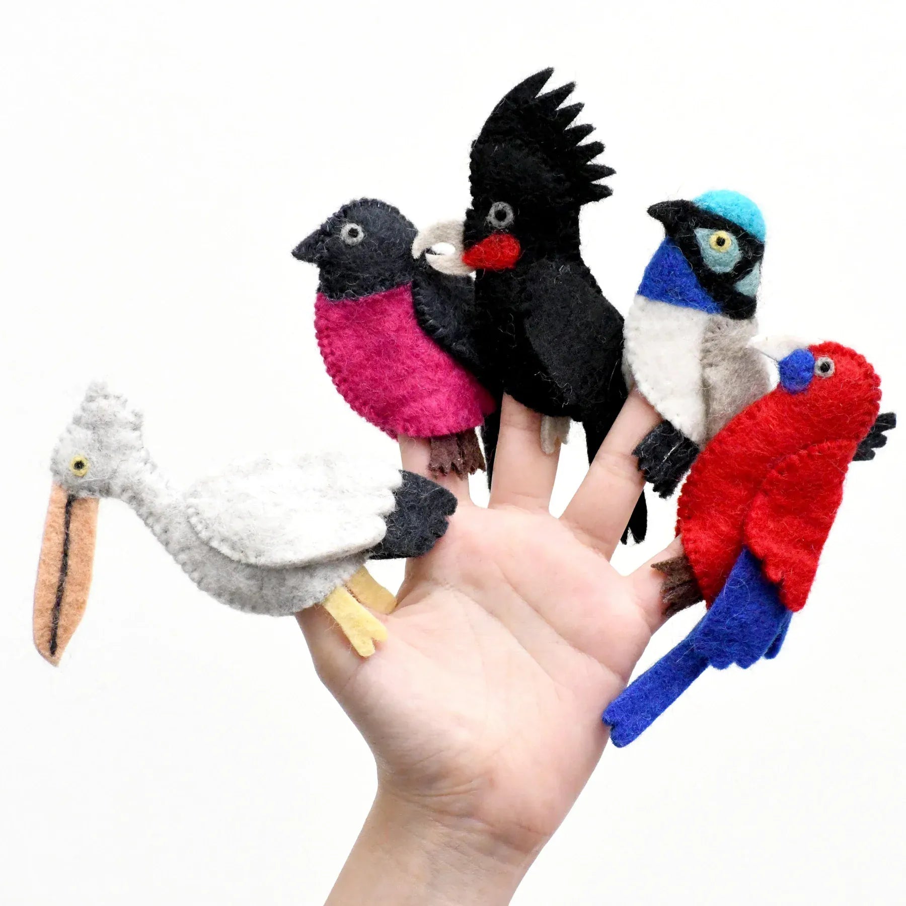 Australian Colourful Birds | Finger Puppet Set