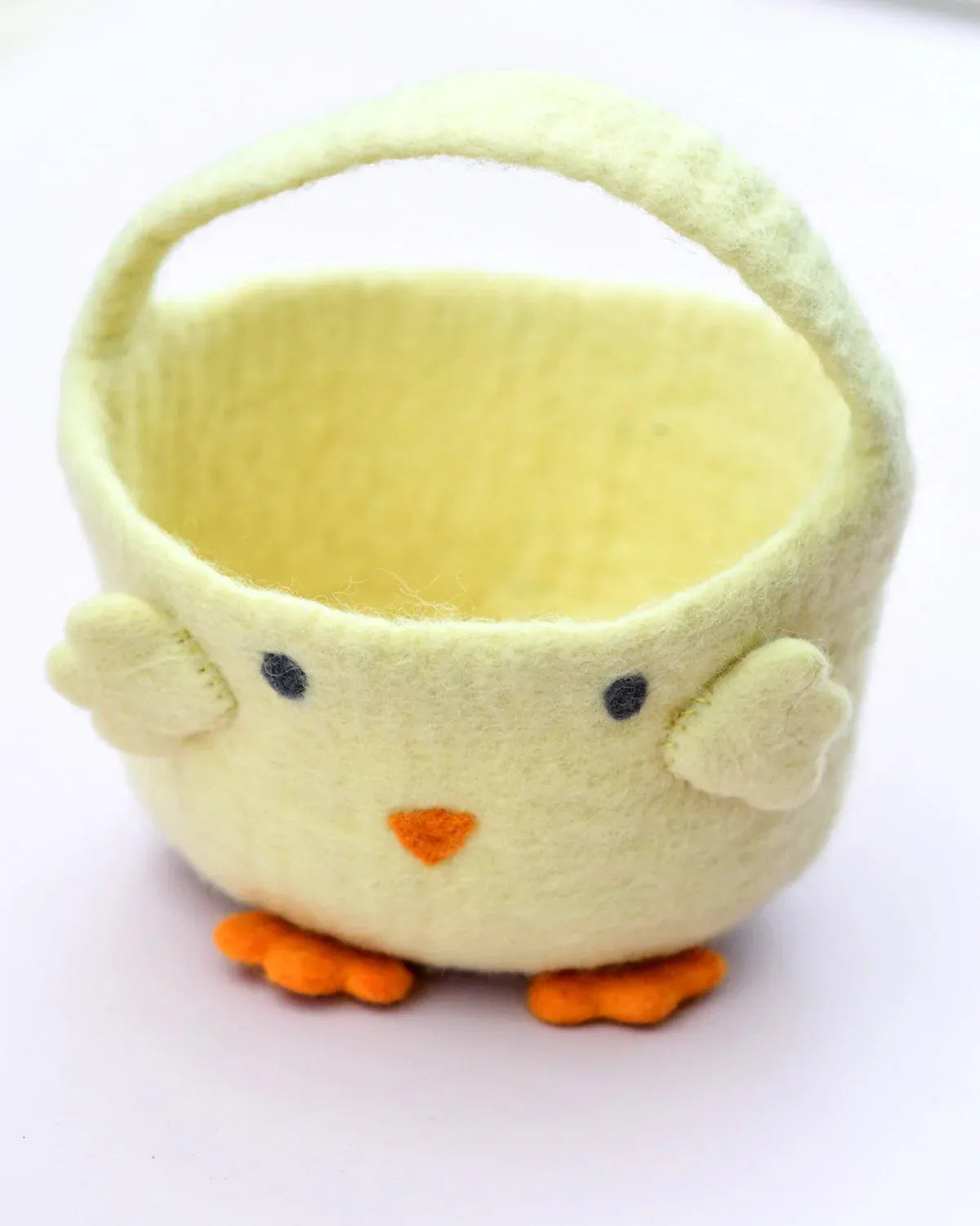 Felt Easter Egg Hunt Basket | Yellow Chick