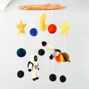 Baby Cot Mobile - Outer Space, Rocket and Astronaut