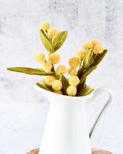 Felt Wattle Flowers Stem