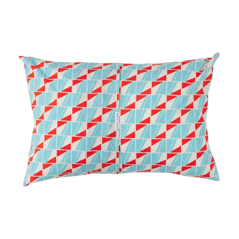 Brae Cotton Pillowcase - Paprika