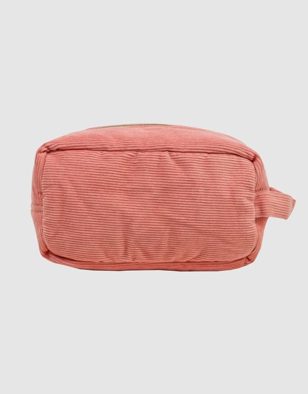 Corduroy Dopp Kit in Peach