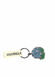 Hydrangea Keychain