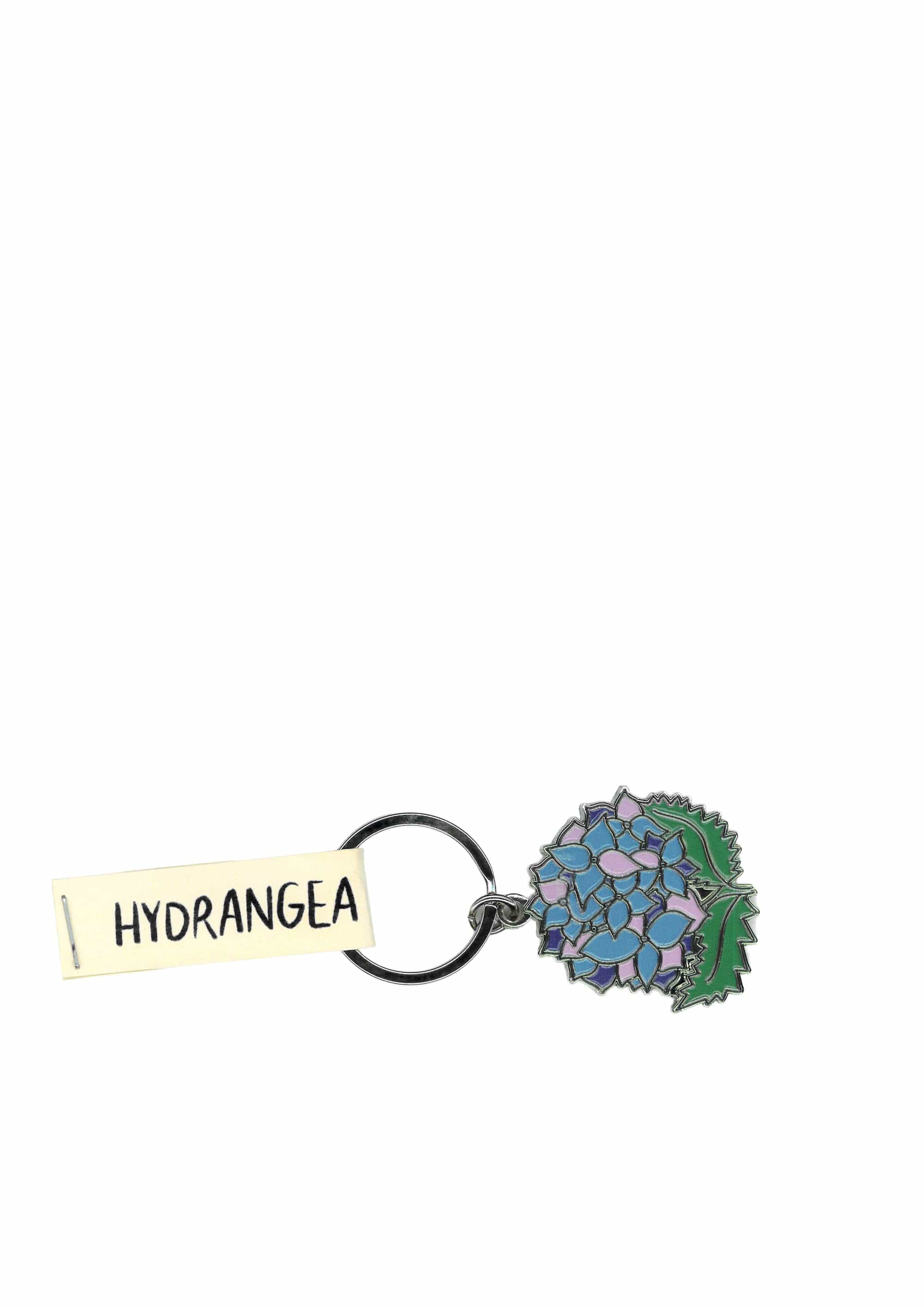 Hydrangea Keychain