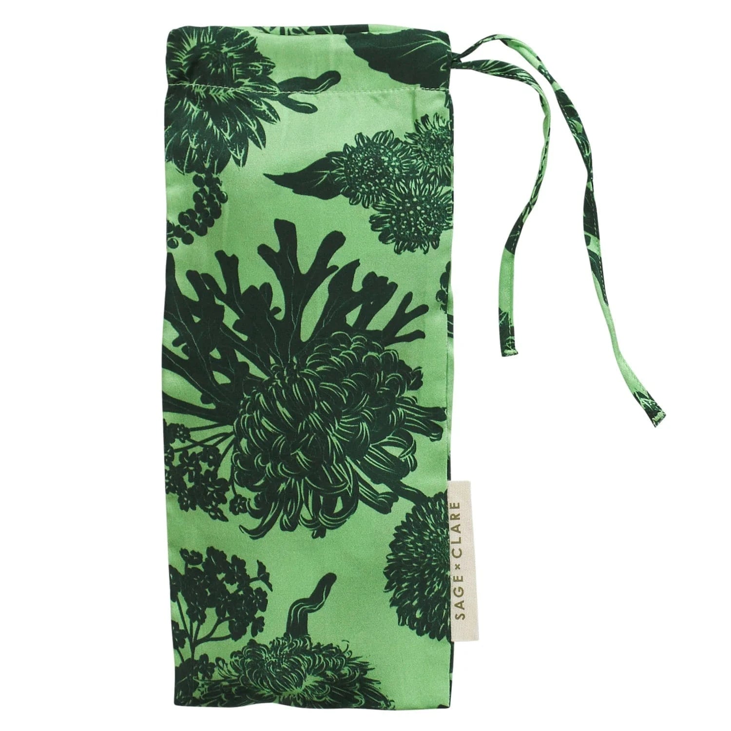 Delphine Silk Eye Mask | Key Lime