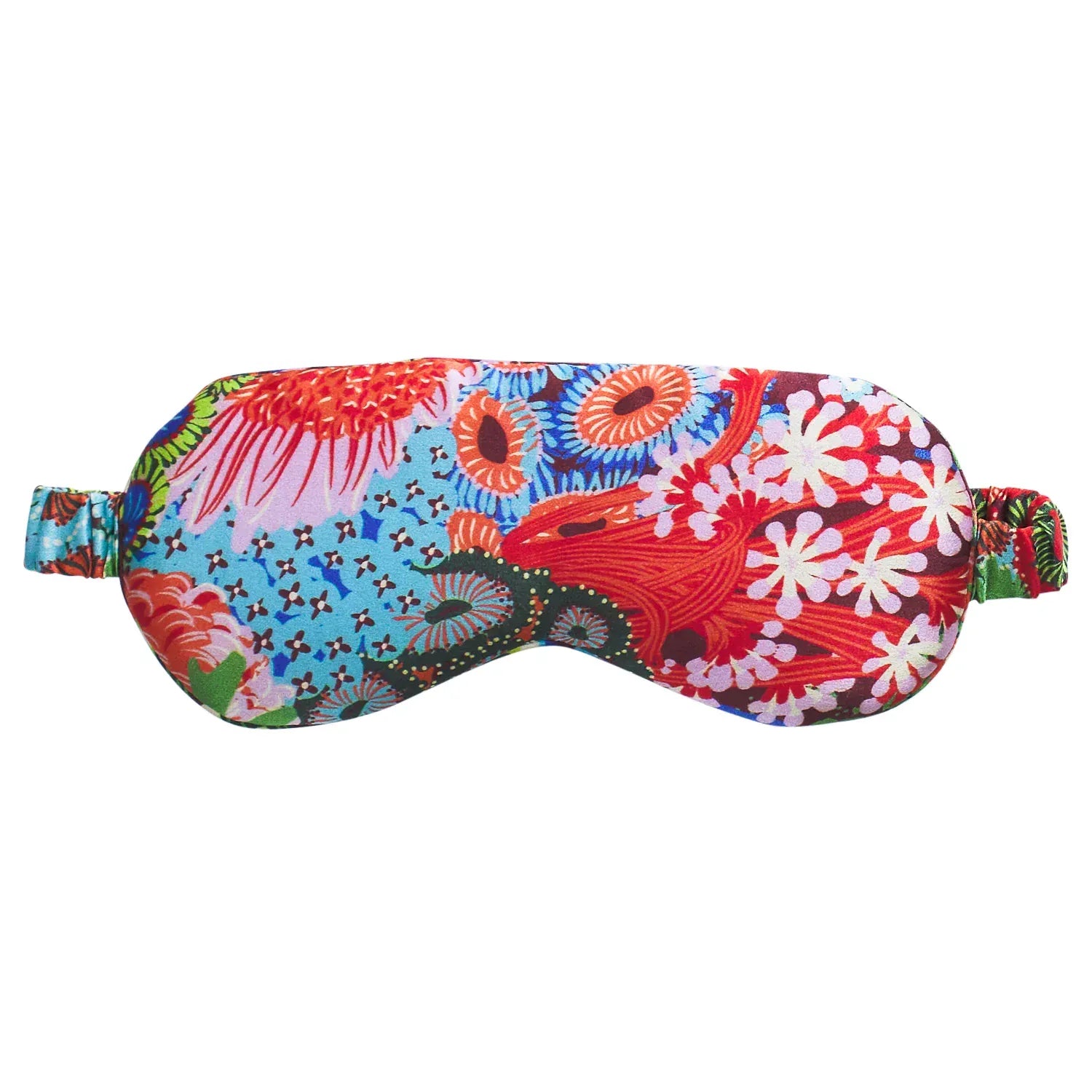 Coralie Silk Eye Mask | Garnet