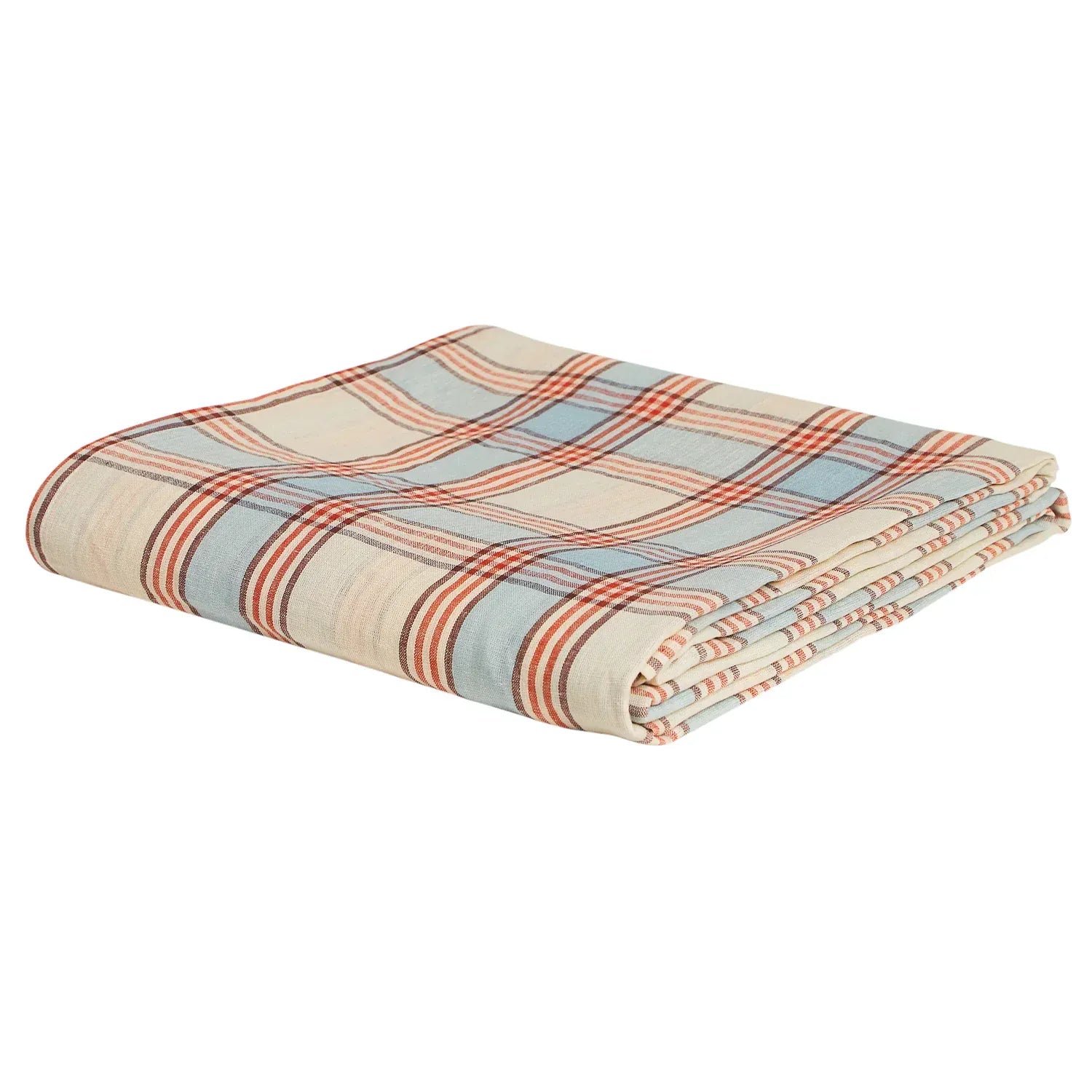 Isla Linen Flat Sheet | Cerulean | King