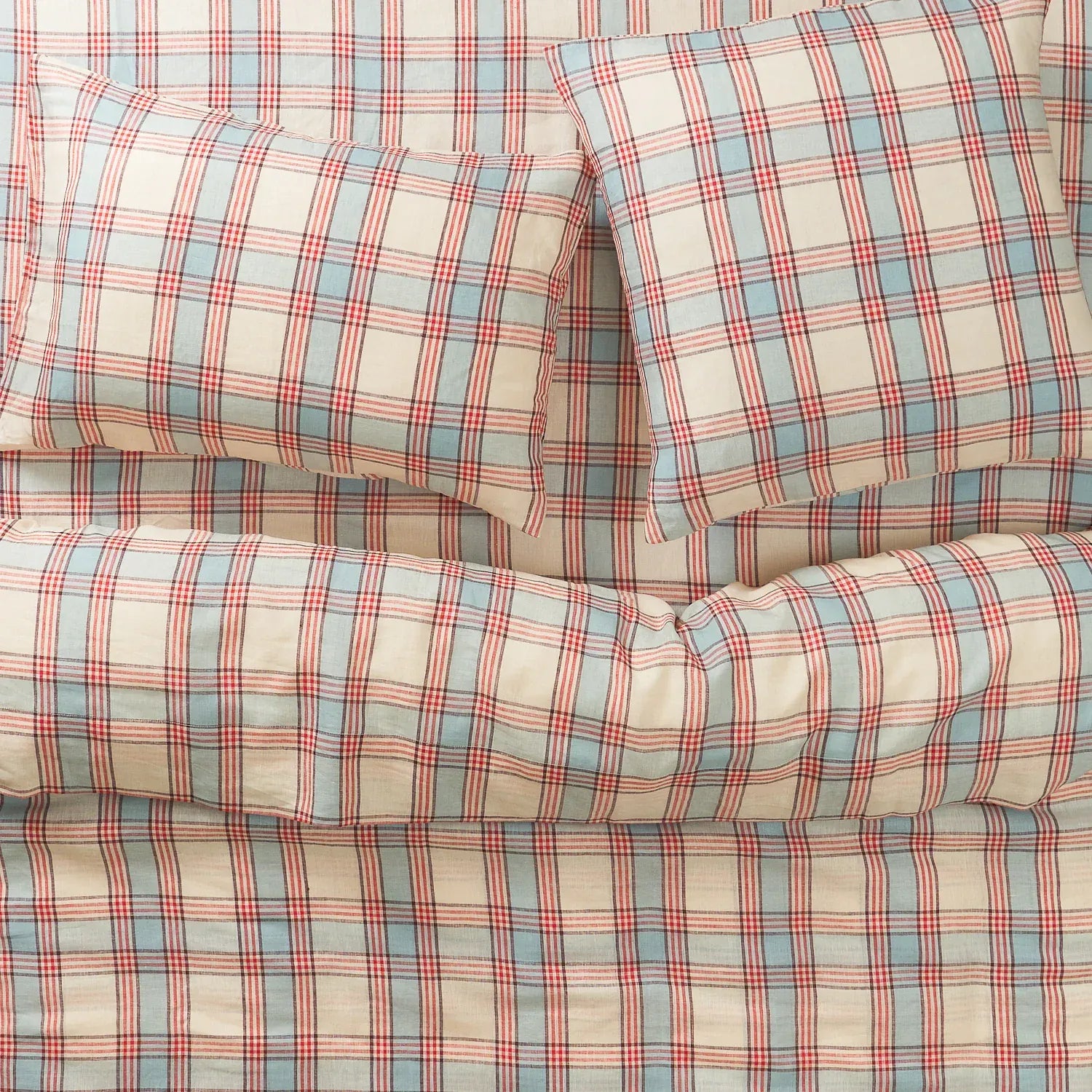 Isla Linen Flat Sheet | Cerulean | King