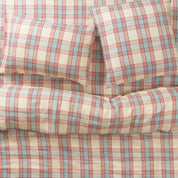 Isla Linen Flat Sheet | Cerulean | King