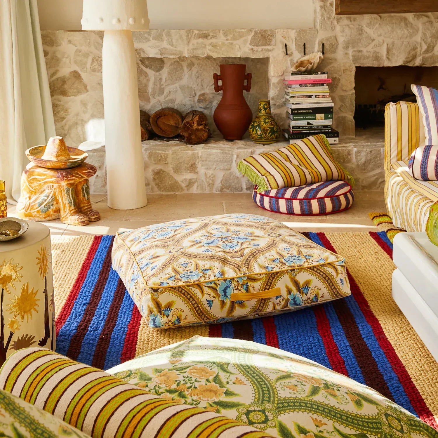 Margaret Floor Cushion | Clay