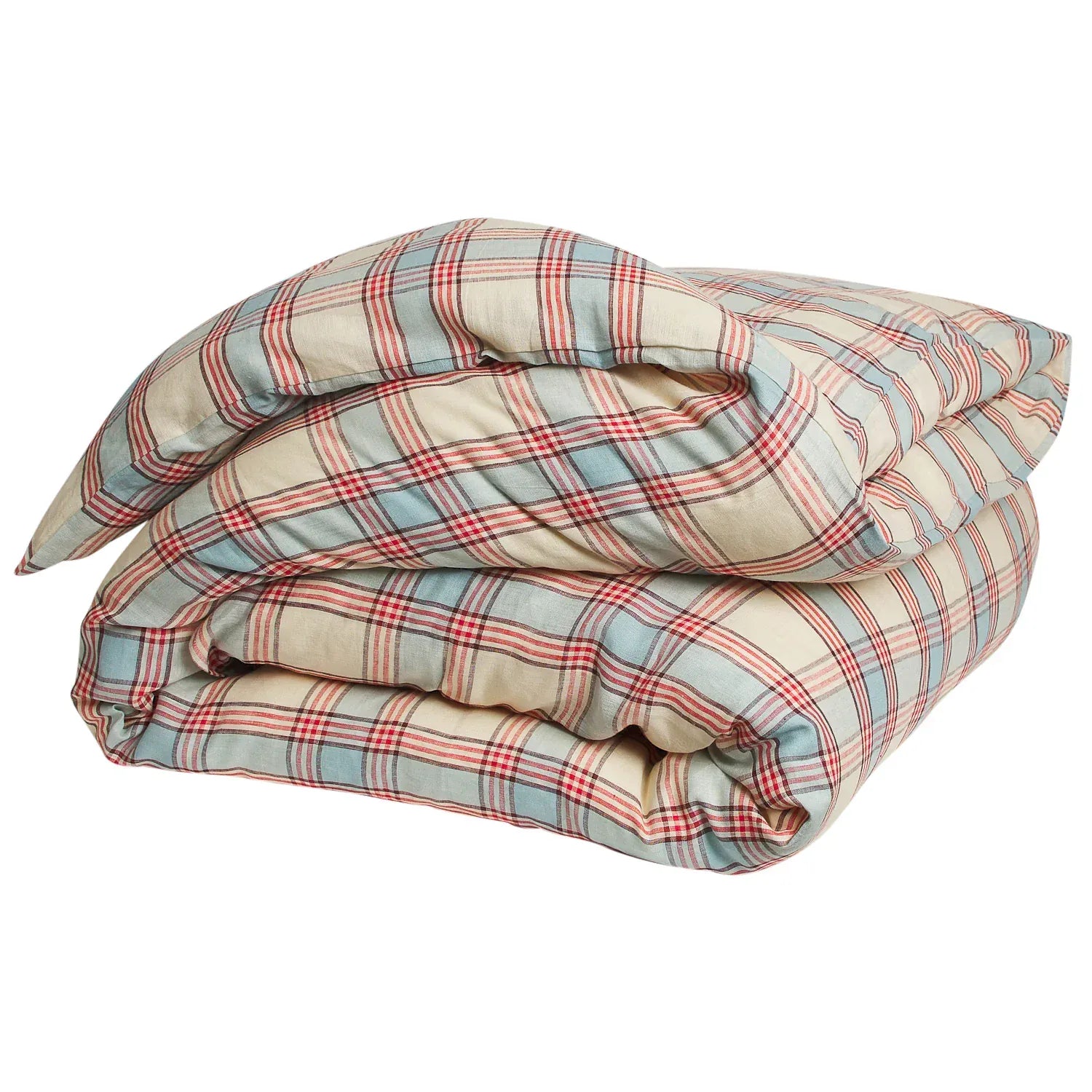 Isla Linen Quilt Cover | Cerulean | King