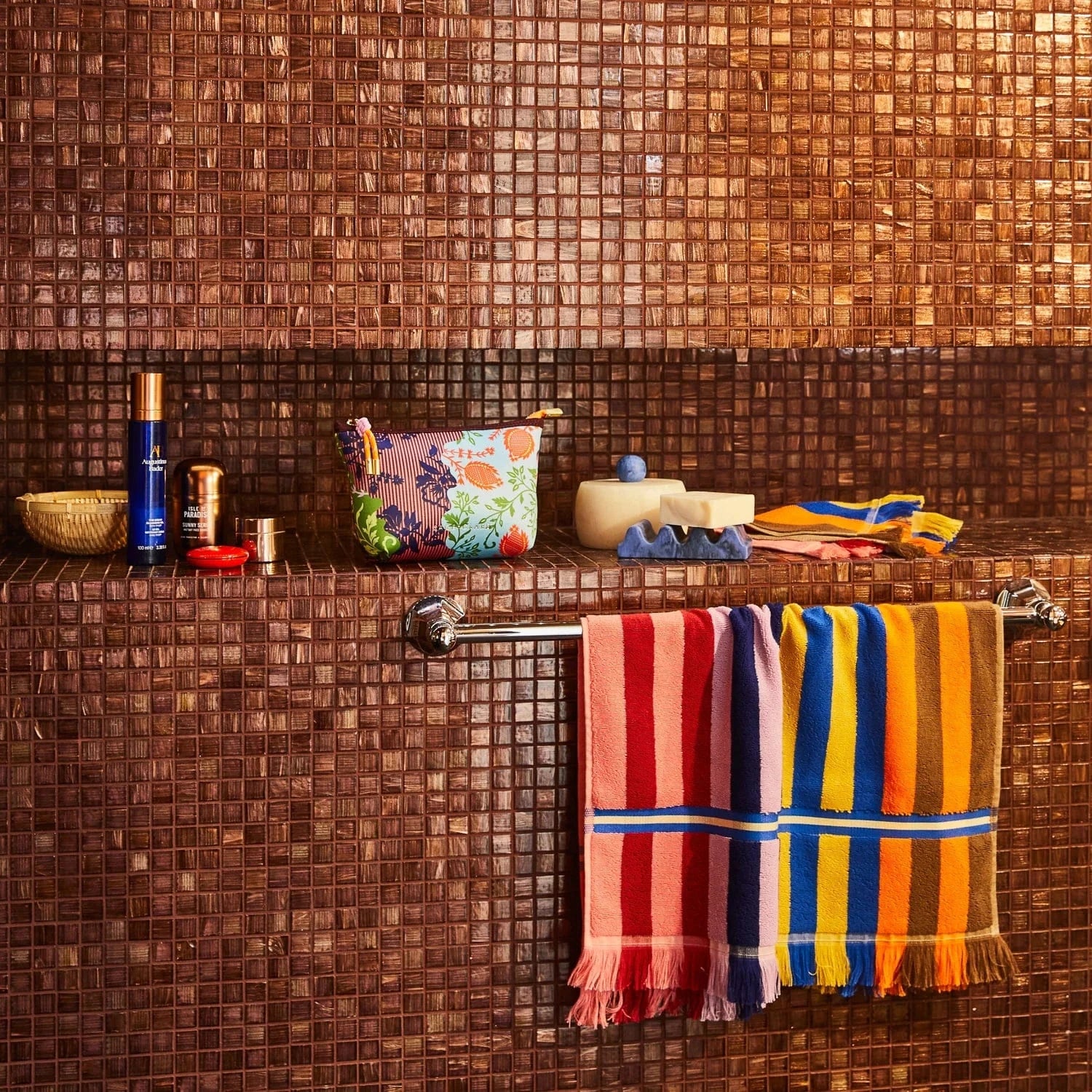 Chiara Face Washer | Azure