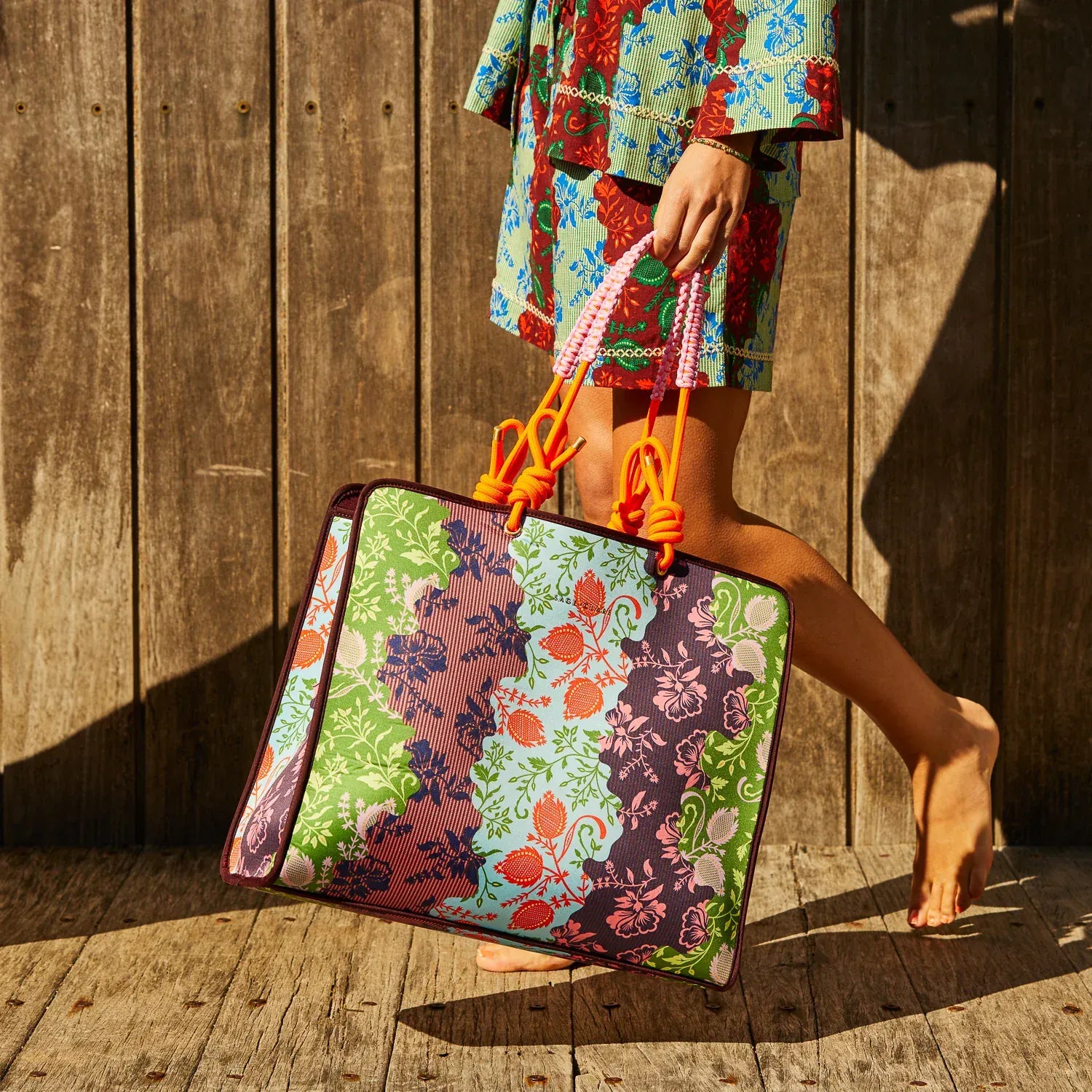 Leilani Tote Bag | Garnet