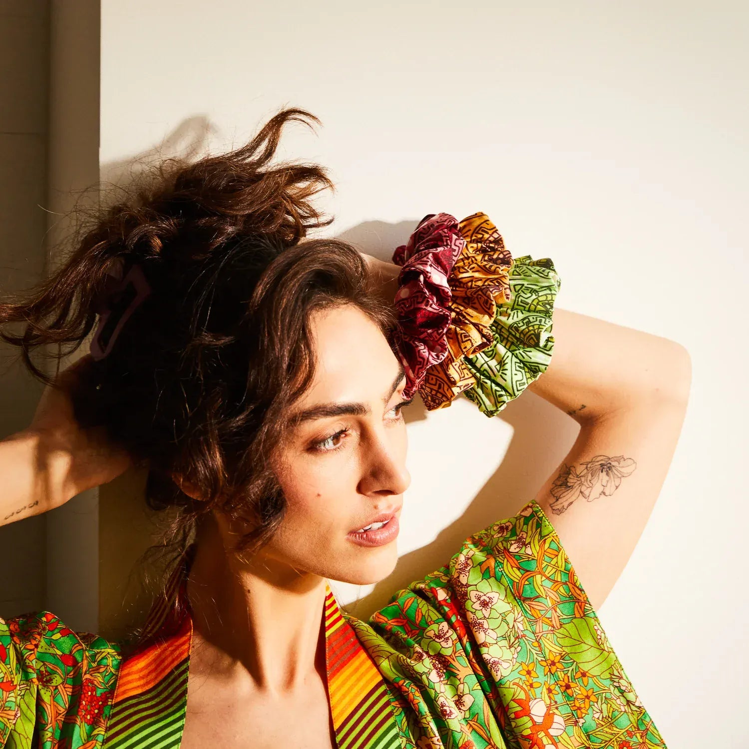 Gabriella Silk Scrunchie Set