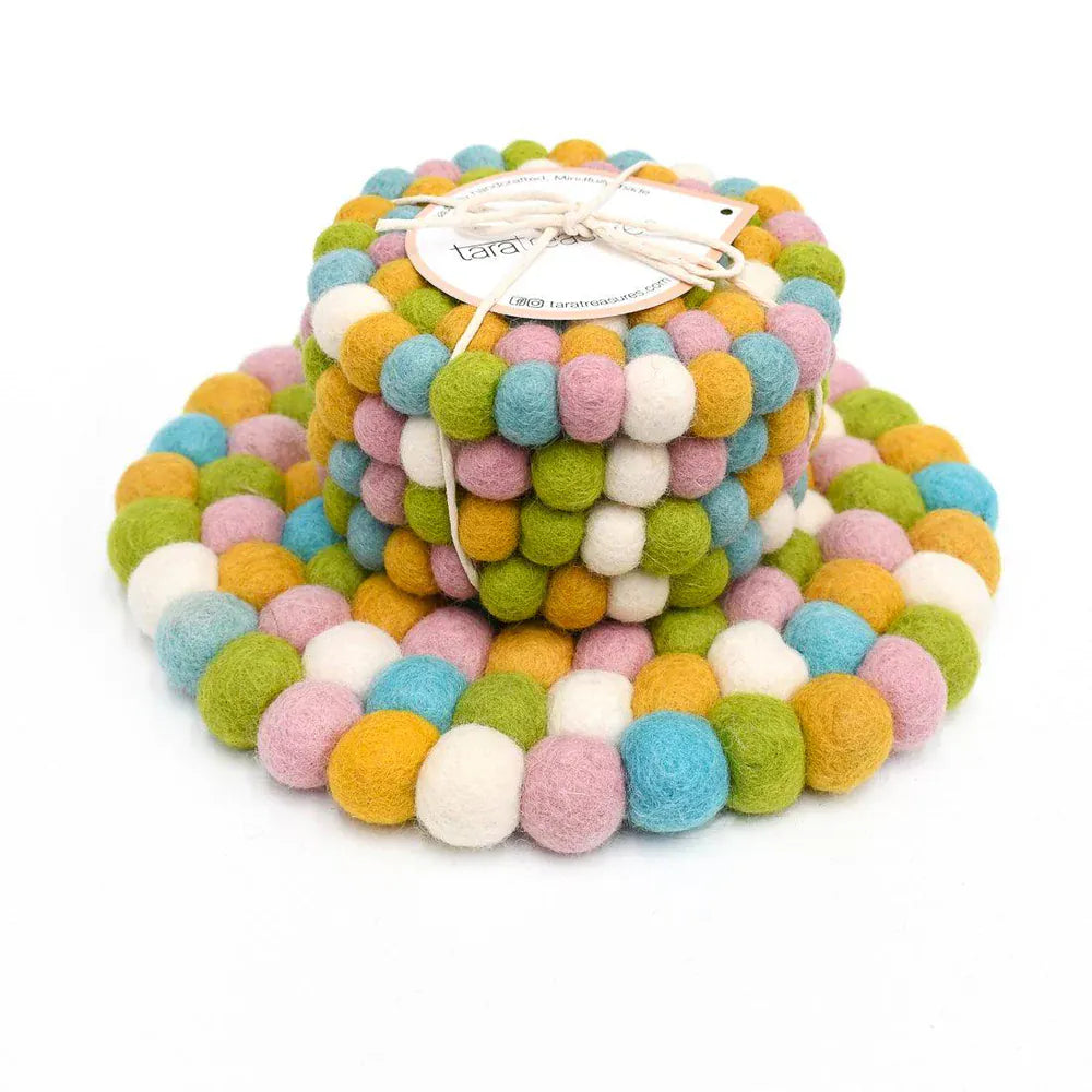 4 Coasters and a Trivet Set | Jellybean